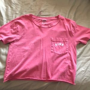 Victoria secret pink crop top